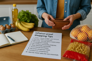 Discover 10 inflation proof shopping tips and how to apply.